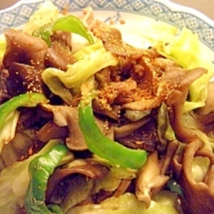 牛肉とキャベツと舞茸のすき焼きタレ炒め レシピ 作り方 By 寝虎太郎 楽天レシピ